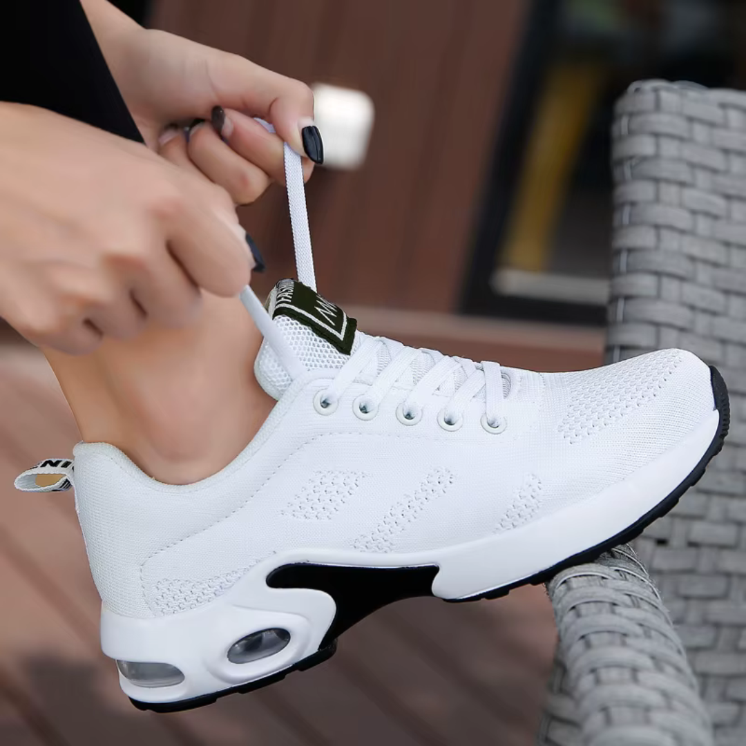 Sneakersy damskie z poduszką powietrzną, oddychające
