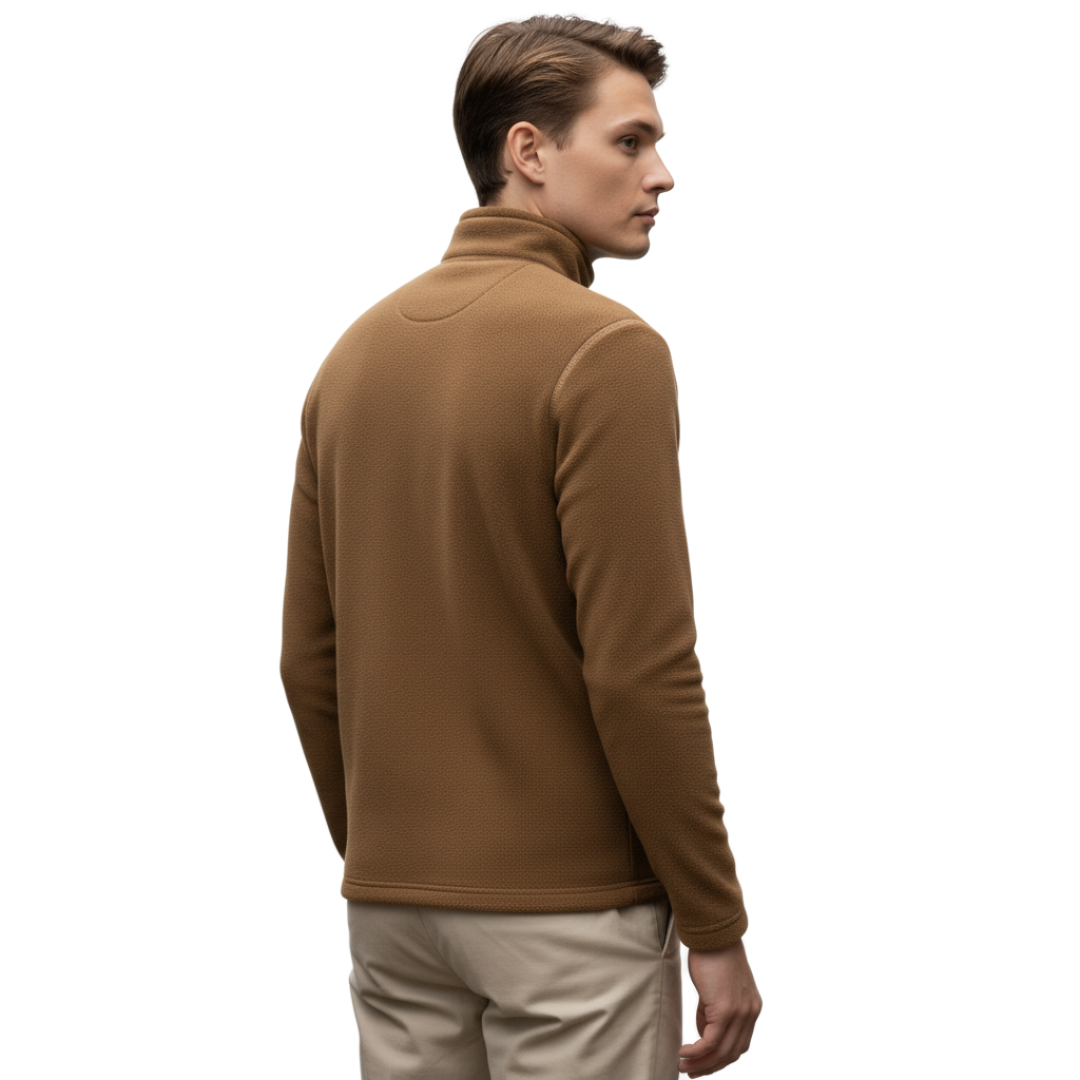Polar męski half-zip z dwustronnego fleece