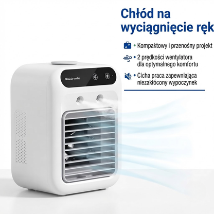 Przenośna Klimatyzacja - Wentylator - Chłodzenie na Gorące Letnie Dni
