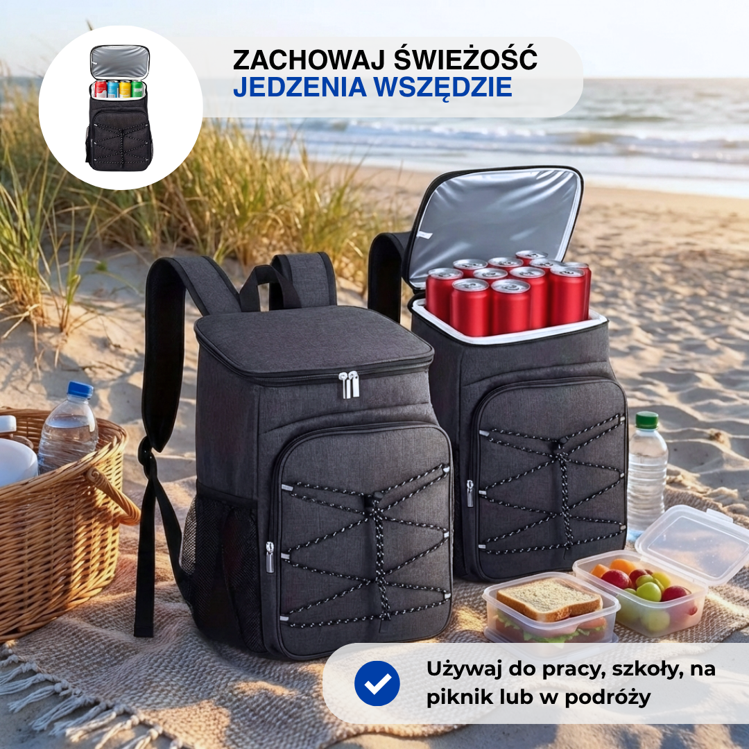 Plecak lunchowy z izolacją – Duża pojemność – Praktyczna torba termiczna