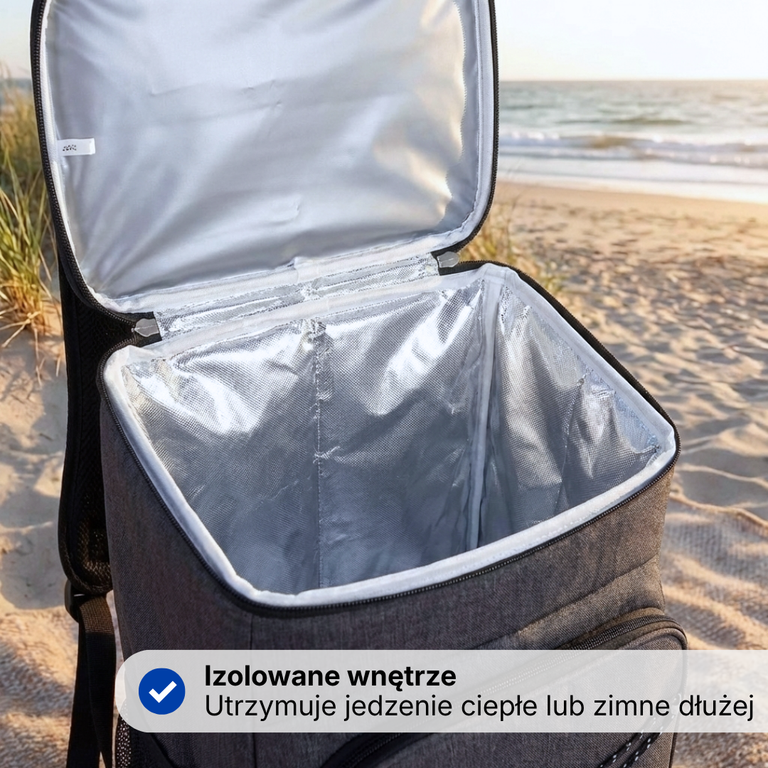 Plecak lunchowy z izolacją – Duża pojemność – Praktyczna torba termiczna
