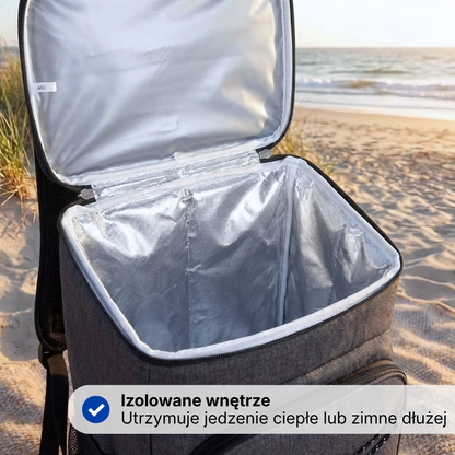Plecak lunchowy z izolacją – Duża pojemność – Praktyczna torba termiczna