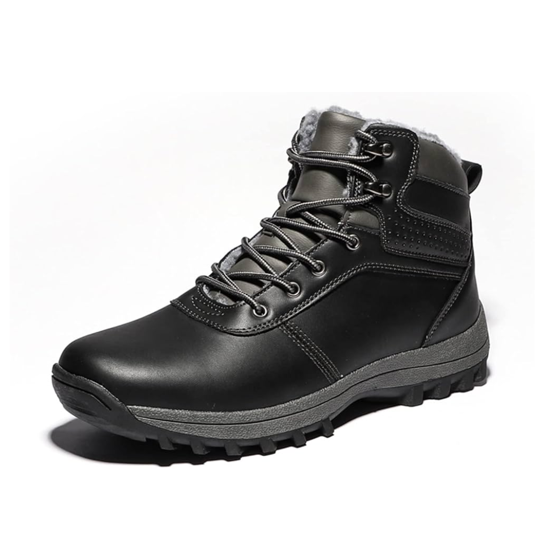 Skórzane Buty – Zimowe Trzewiki – Outdoor Męskie