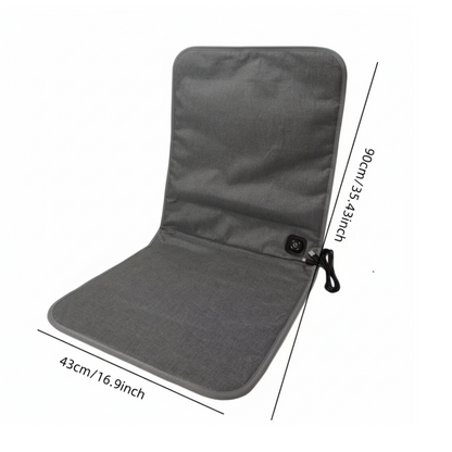 Podgrzewane Krzesło Kempingowe – Składane Outdoor – Zasilane USB