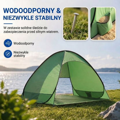Namiot Plażowy Pop-Up - Ochrona UV 50+ - Rozkładanie w Sekundy