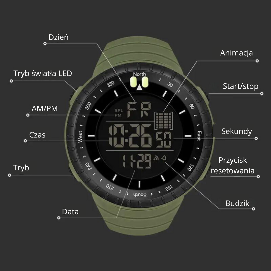 Zegarek AdventureTime Outdoor – Wodoodporny