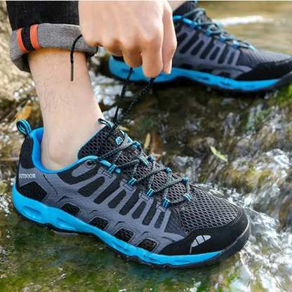 Letnie buty trekkingowe damskie z przewiewną siateczką