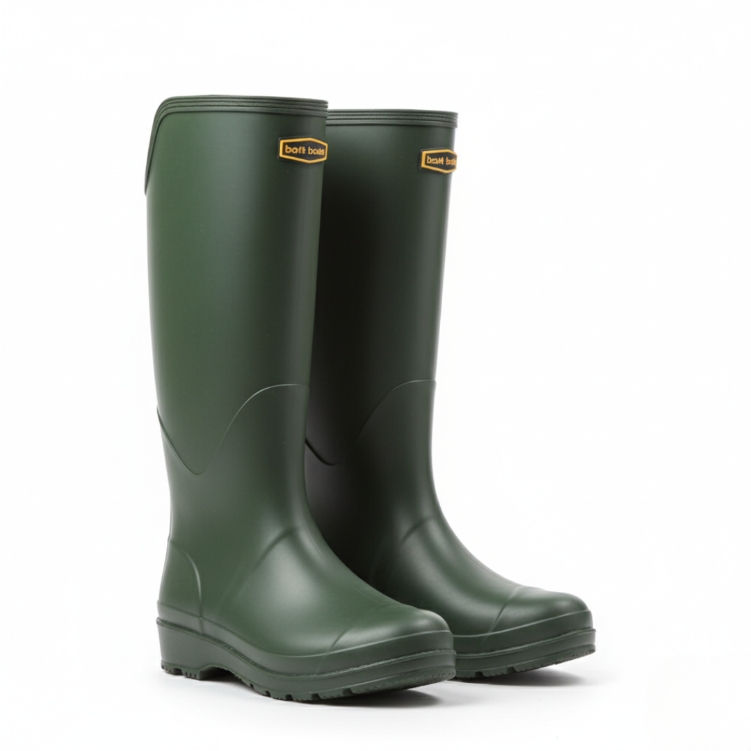 Kalosze damskie do kolan - Wodoodporne i antypoślizgowe - PVC