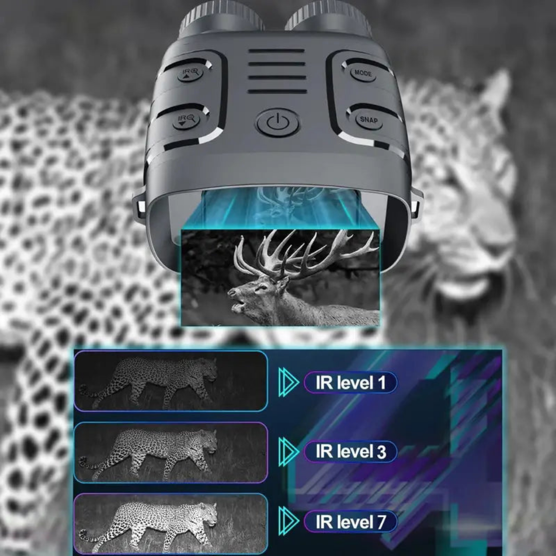 Cyfrowa lornetka noktowizyjna – Podczerwień – 5x zoom