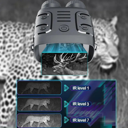 Cyfrowa lornetka noktowizyjna – Podczerwień – 5x zoom