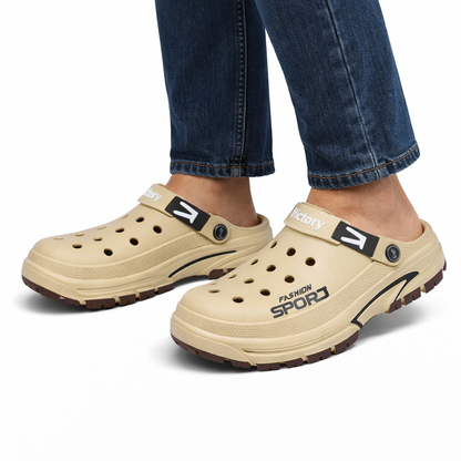 Męskie komfortowe klapki – Antypoślizgowa podeszwa – Oddychający casualowy design