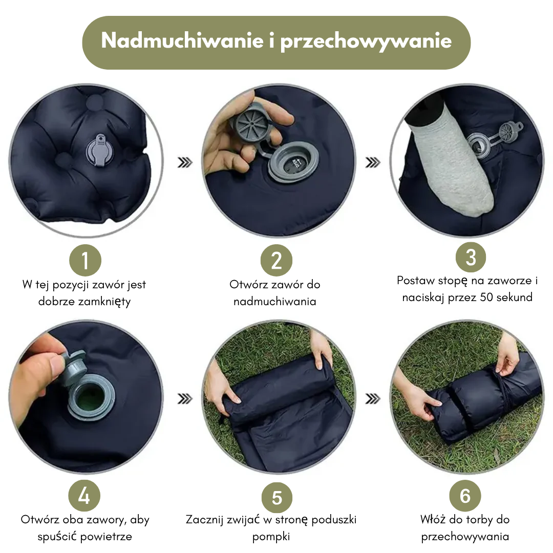 Podwójny dmuchany materac – Materac powietrzny