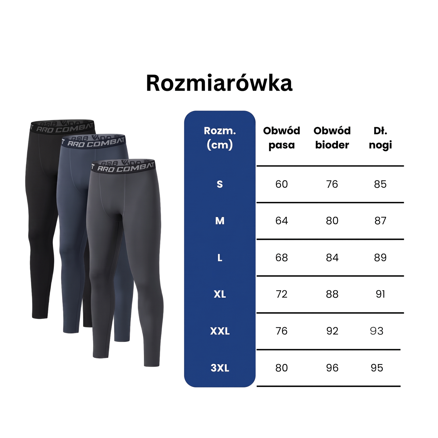 Bielizna termoaktywna męska, spodnie
