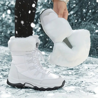 Buty zimowe – wodoodporne ciepłe – damskie śniegowce