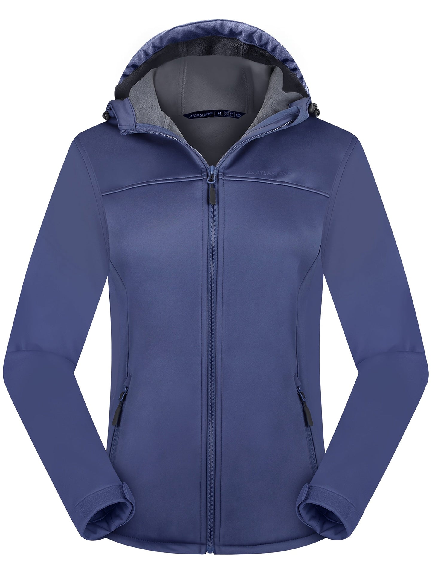 Kurtka softshell damska z polarową podszewką i kapturem