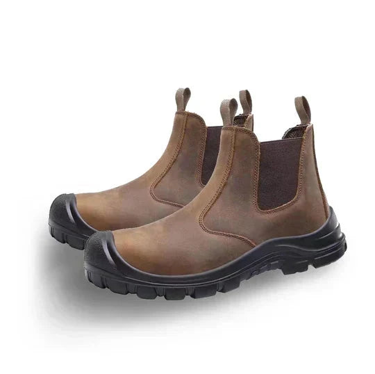 Buty robocze męskie wsuwane z podnoskiem ochronnym