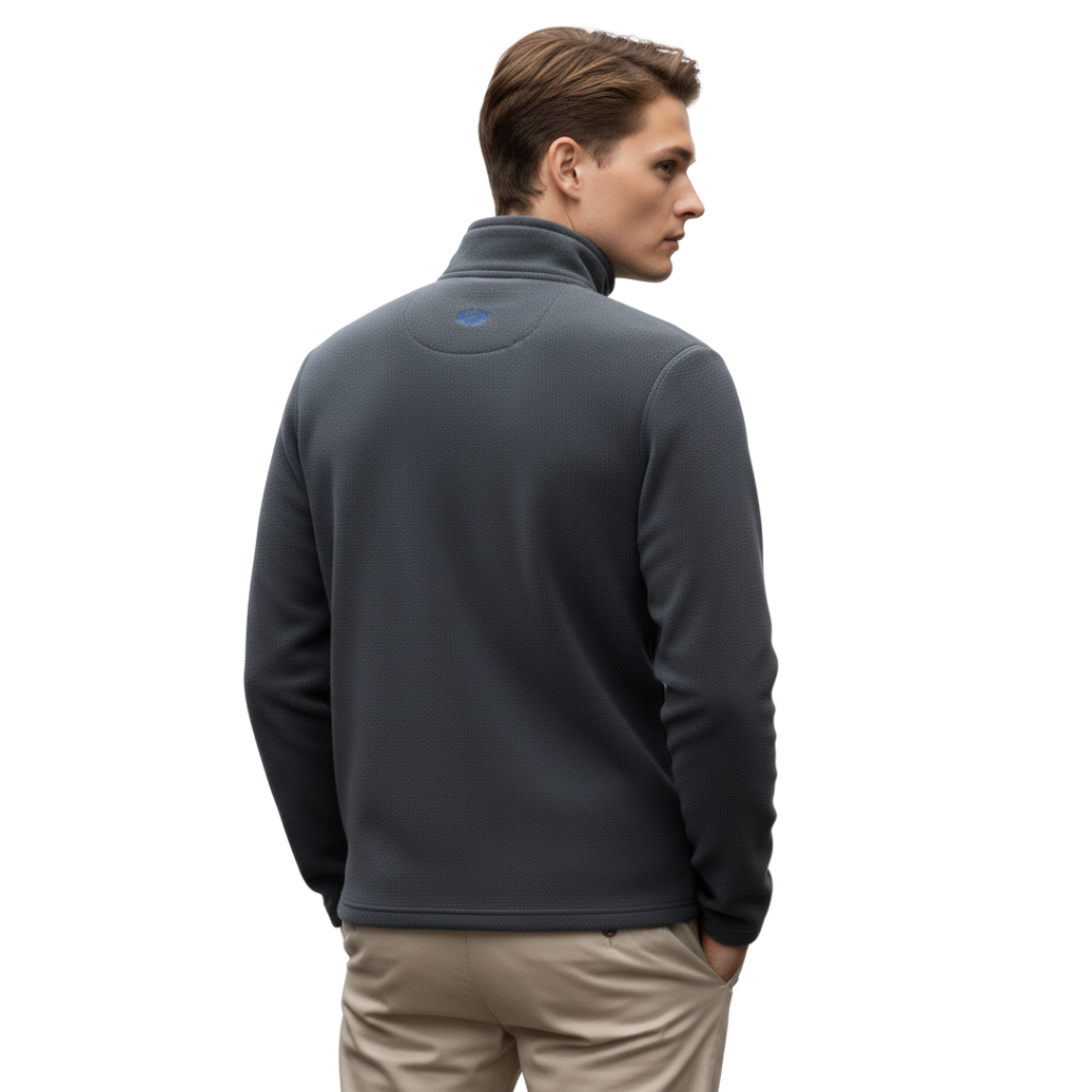 Polar męski half-zip z dwustronnego fleece