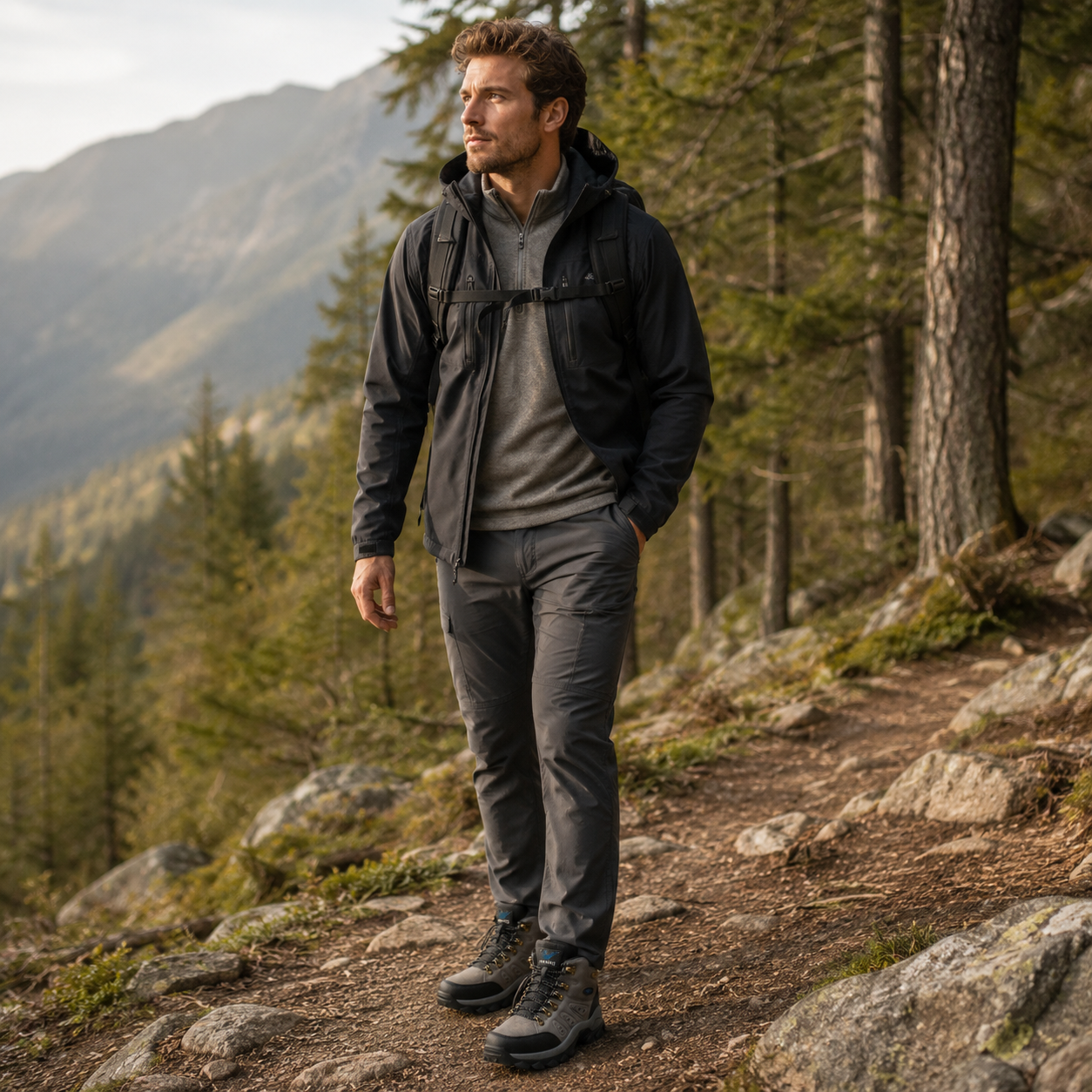 Buty trekkingowe męskie odporne na wodę