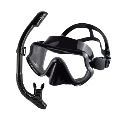 Zestaw do snorkelingu z maską – 180° widzenia HD, szkło hartowane, szczelny
