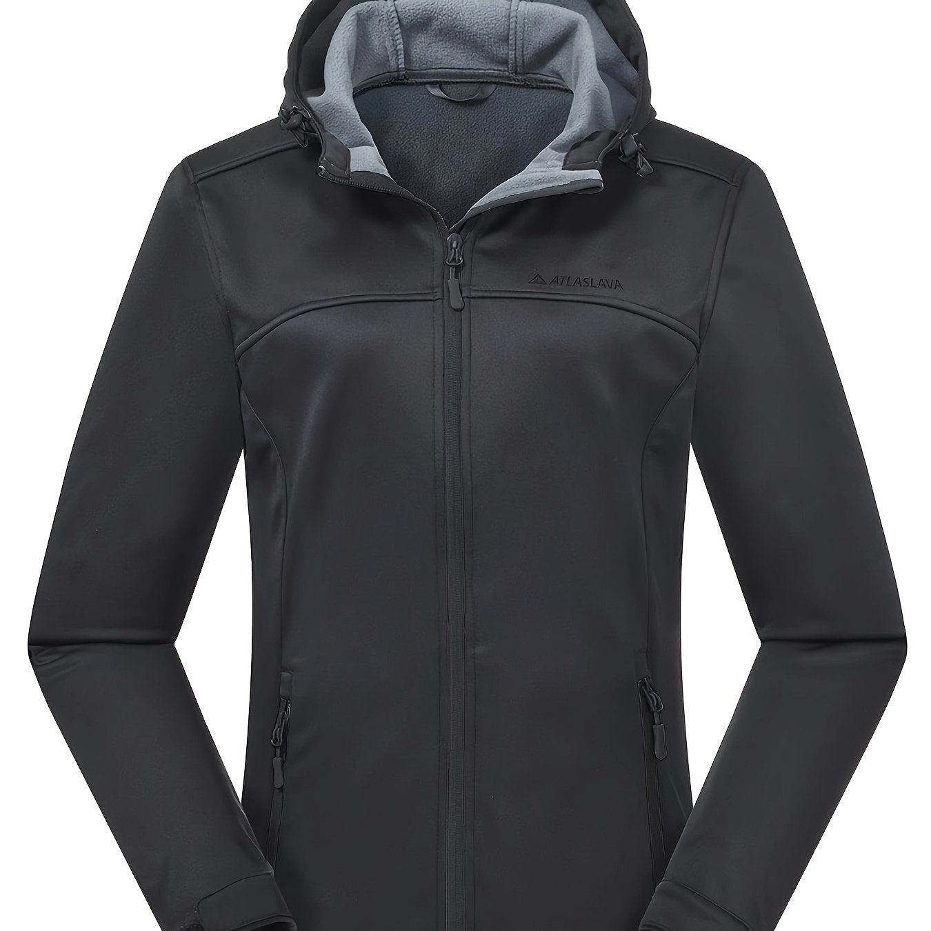 Kurtka softshell damska z polarową podszewką i kapturem