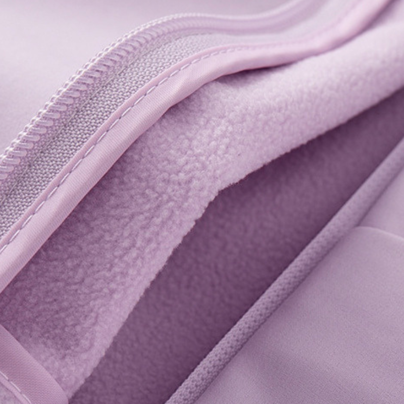 Kurtka jesienna damska softshell z polarową podszewką