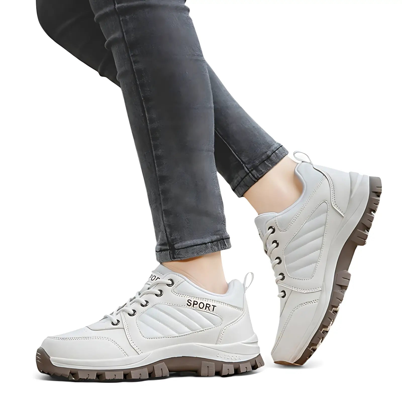 Buty trekkingowe damskie z amortyzowaną podeszwą i szerokim przodem