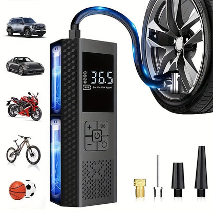 Kompresor samochodowy bezprzewodowy - 150 PSI - cyfrowy manometr