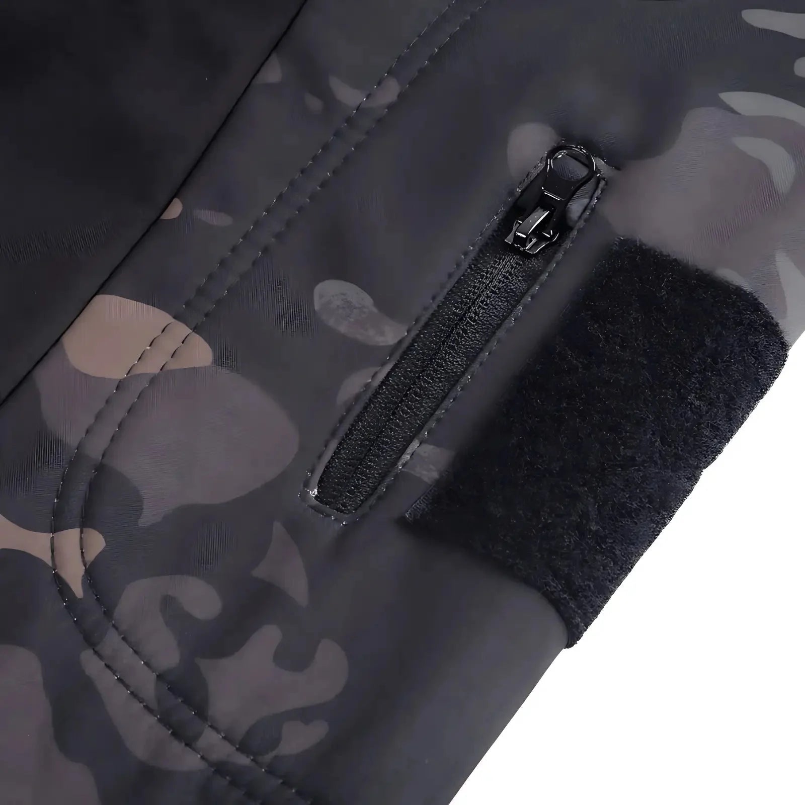 Kurtka softshell męska z polarową podszewką i taktycznym kapturem