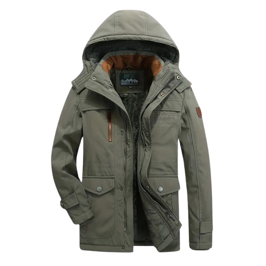 Kurtka Zimowa – Męski Płaszcz – Ciepła Parka
