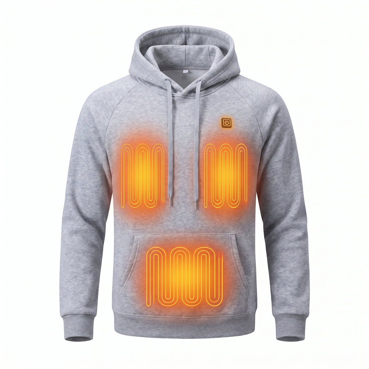 Bluza ogrzewana z trzema strefami grzewczymi — USB