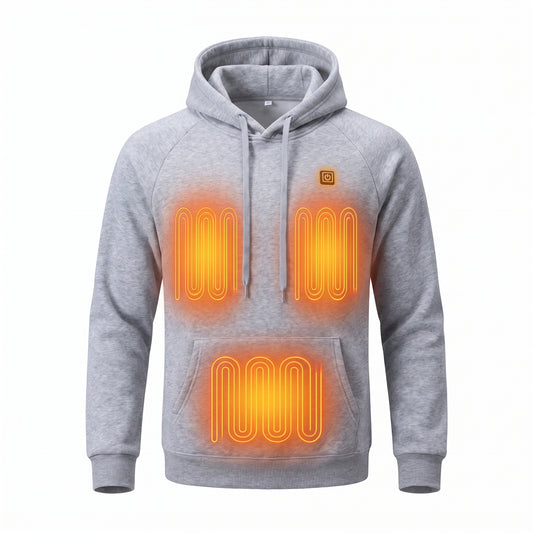 Bluza ogrzewana z trzema strefami grzewczymi — USB