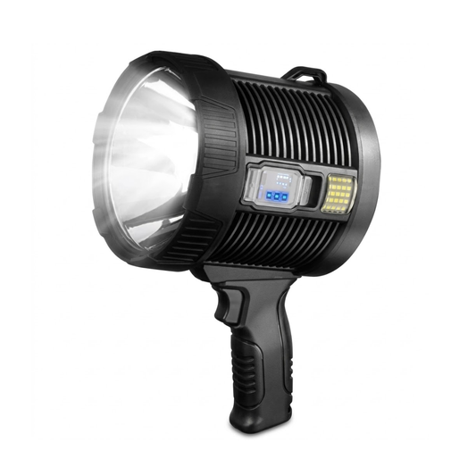Reflektor LED 900000 Lumenów – Solarny USB 10000 mAh Powerbank – Akumulatorowy