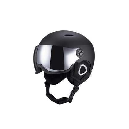 Kask narciarski z wizjerem i skorupą ABS