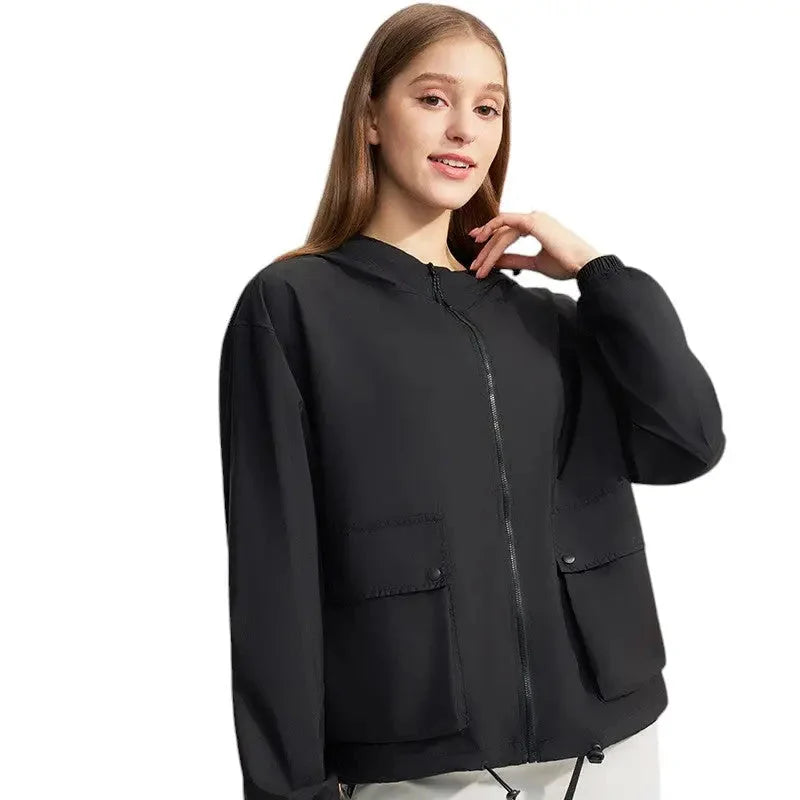 Kurtka na lato damska z ochroną UV UPF 50+