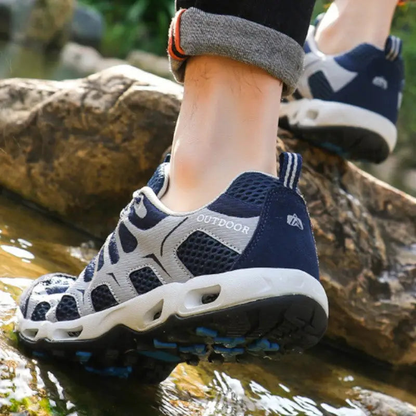 Letnie buty trekkingowe damskie z przewiewną siateczką