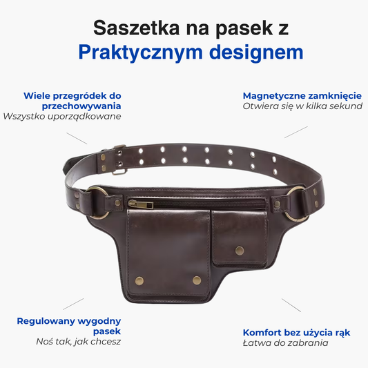 Damska nerka – Regulowany pasek – Wiele przegródek