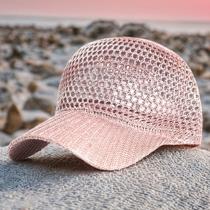 Czapka Bejsbolowa Unisex Siatkowa - Ochrona Przed Słońcem - Przewiewna