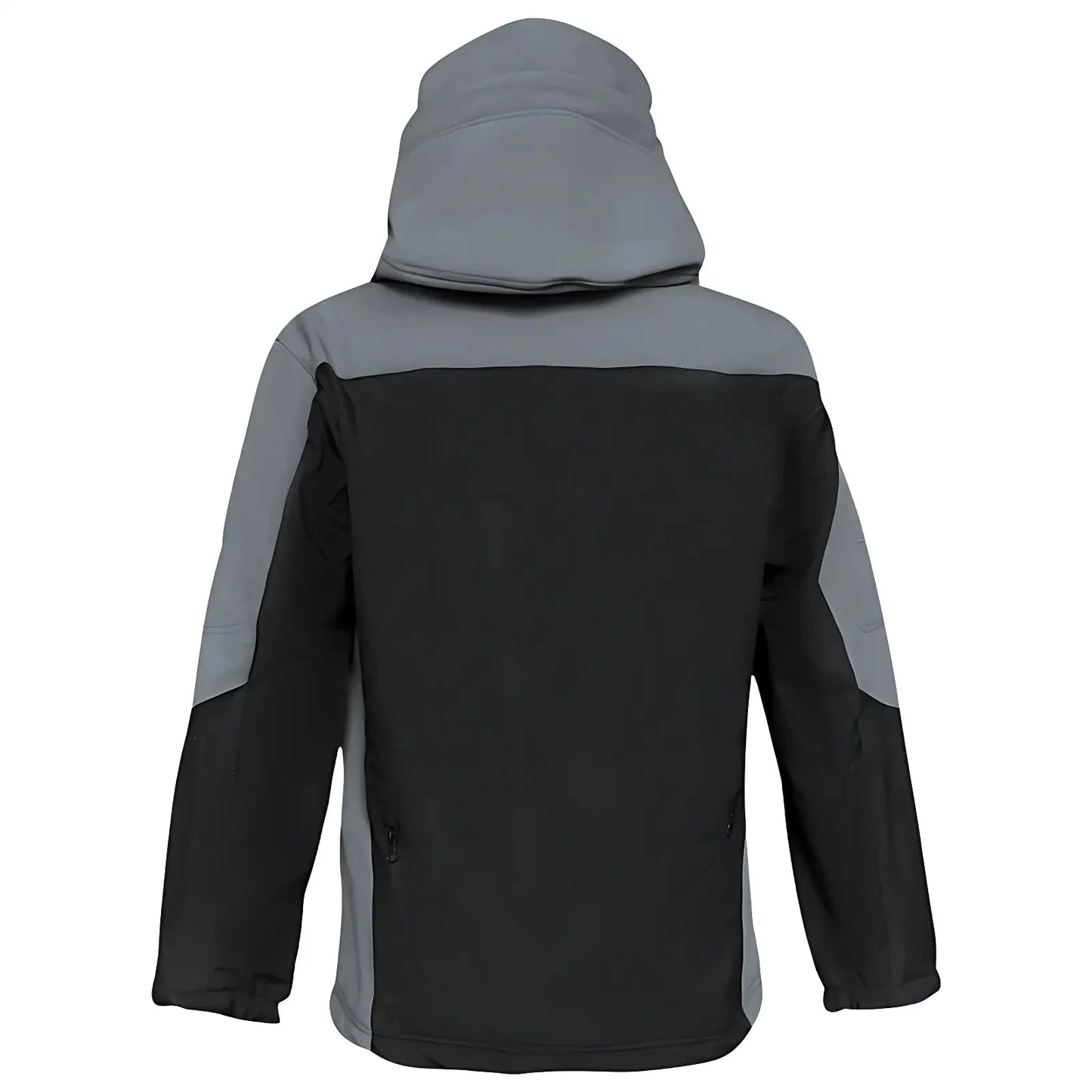 Kurtka softshell męska z polarową podszewką i taktycznym kapturem