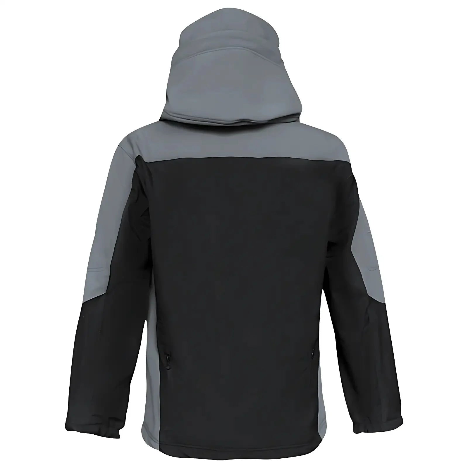 Kurtka softshell męska z polarową podszewką i taktycznym kapturem