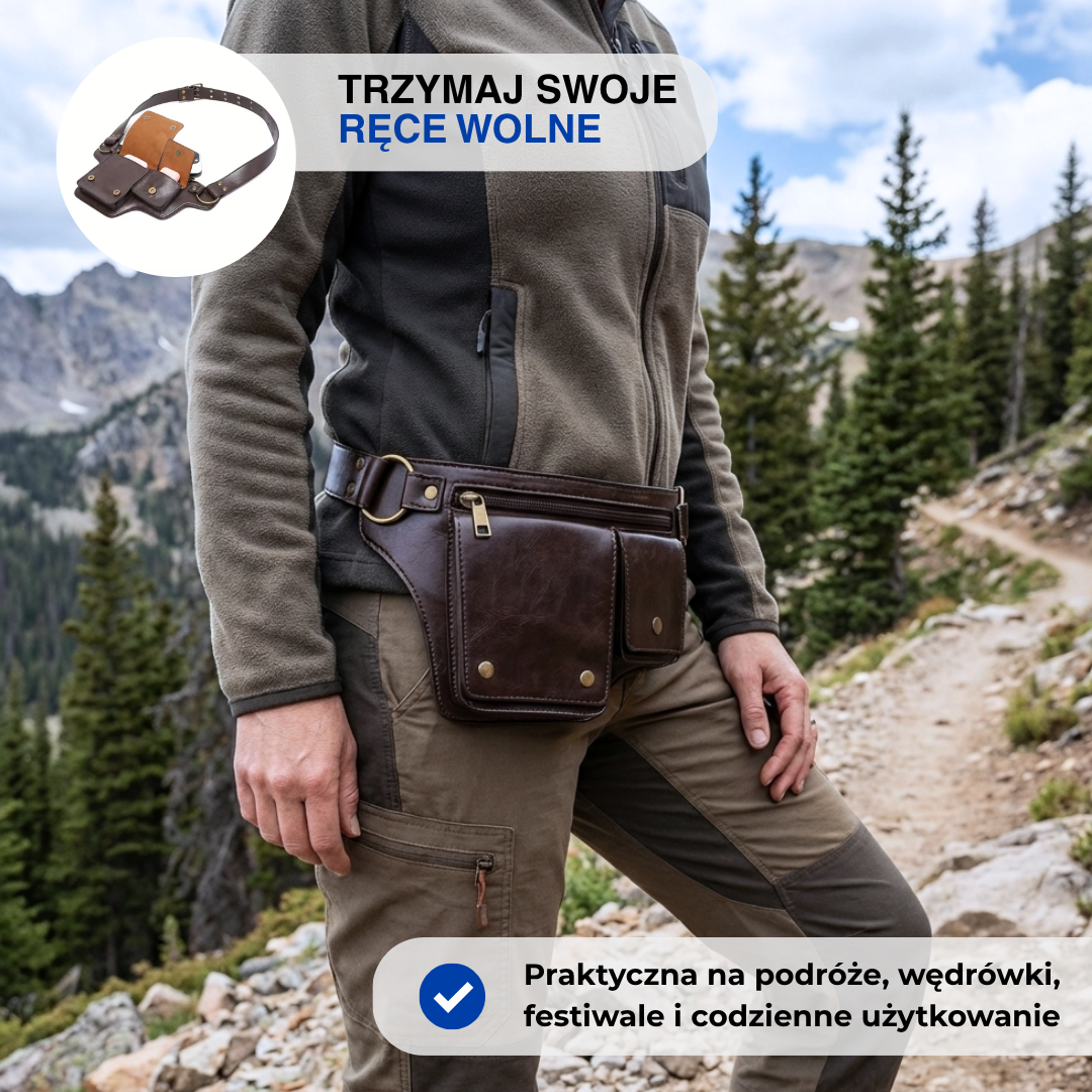 Damska nerka – Regulowany pasek – Wiele przegródek