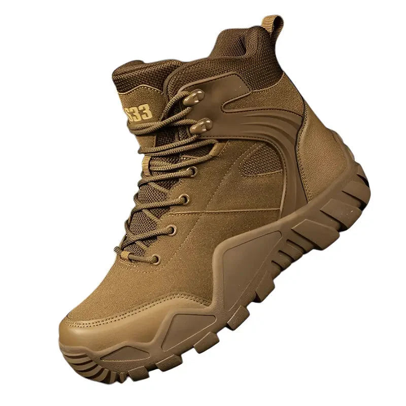 Lekkie buty taktyczne męskie z grubym bieżnikiem