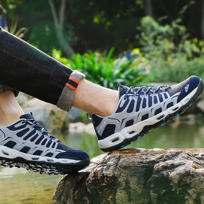 Letnie buty trekkingowe damskie z przewiewną siateczką
