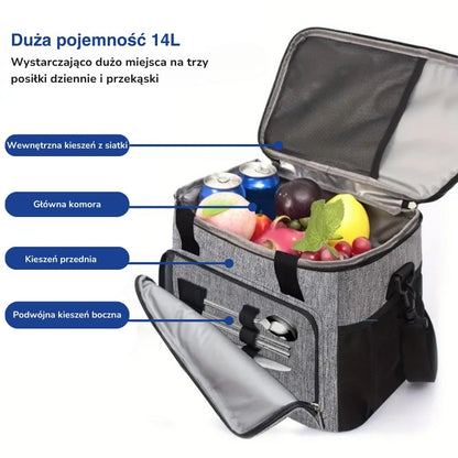 Izolowana torba chłodząca – 14 L