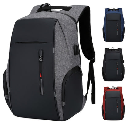 Plecak szkolny na laptopa 15,6" - z portem USB - antywłamaniowy