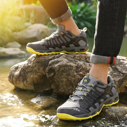 Letnie buty trekkingowe damskie z przewiewną siateczką