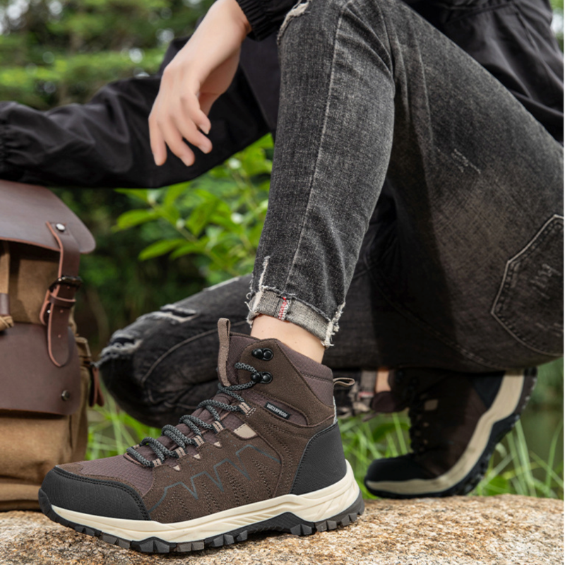 Buty trekkingowe za kostkę, odporne na wodę, unisex