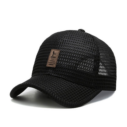 Czapka Trucker Męska Siatkowa - Ochrona UV - Regulowana