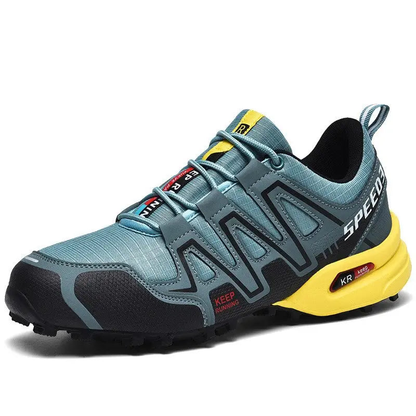 Lekkie, oddychające buty trekkingowe męskie z głębokim bieżnikiem