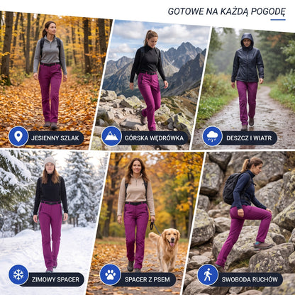 Elastyczne oddychające spodnie outdoorowe – zastosowania