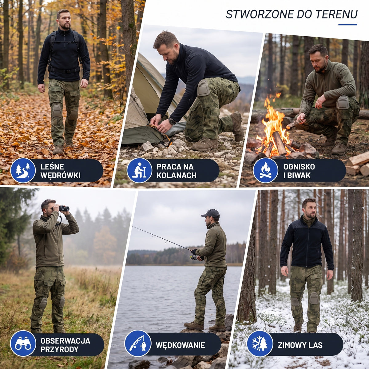 Spodnie cargo taktyczne – zastosowania